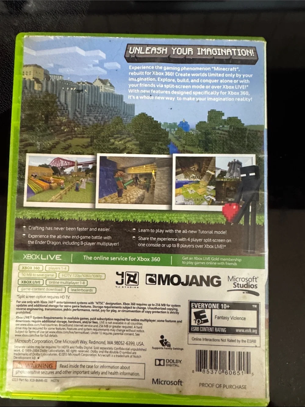 Xbox experience block